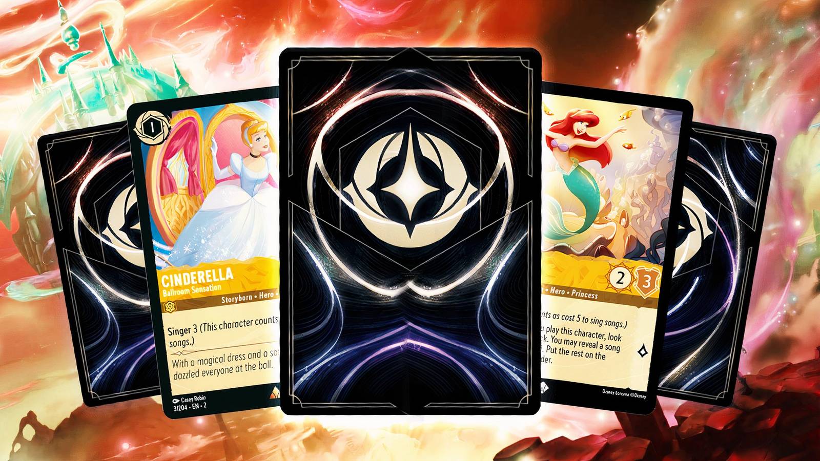 Disney Lorcana Cards Background